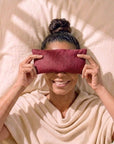 Plain Linen and Norfolk Lavender Eye Pillow