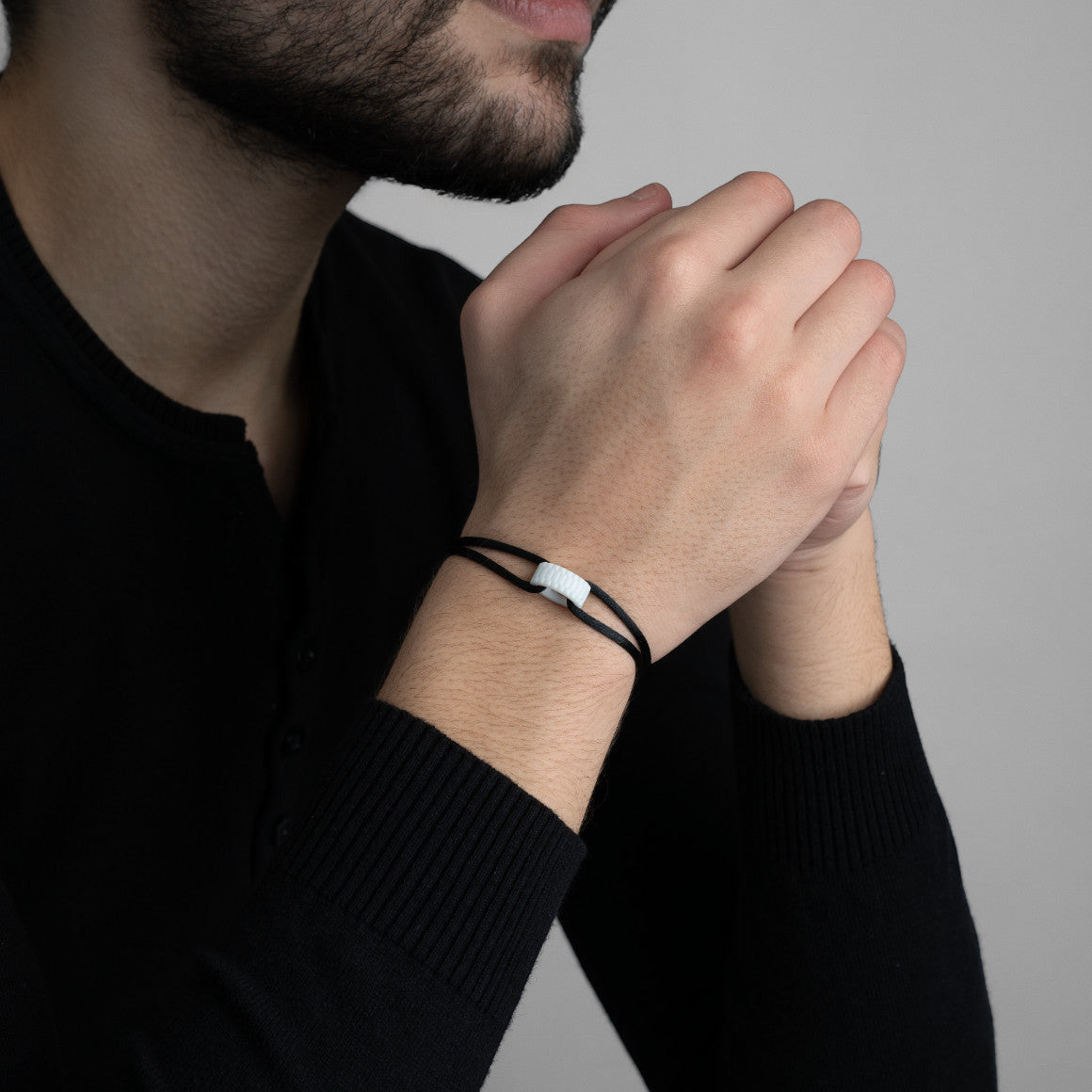 Snow Regent Cord Bracelet