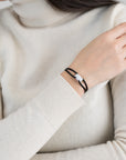 Snow Regent Cord Bracelet