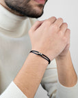 Silver Soho Cord Bracelet