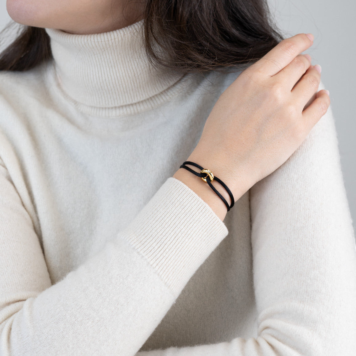 Golden Soho Diamond Cord Bracelet
