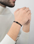 Black Soho Cord Bracelet
