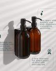 Black Double Bottle Holder