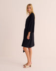 Lace-trimmed Modal Jersey Kimono