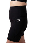 Maternity & Postnatal Active Support Cycling Shorts | Black