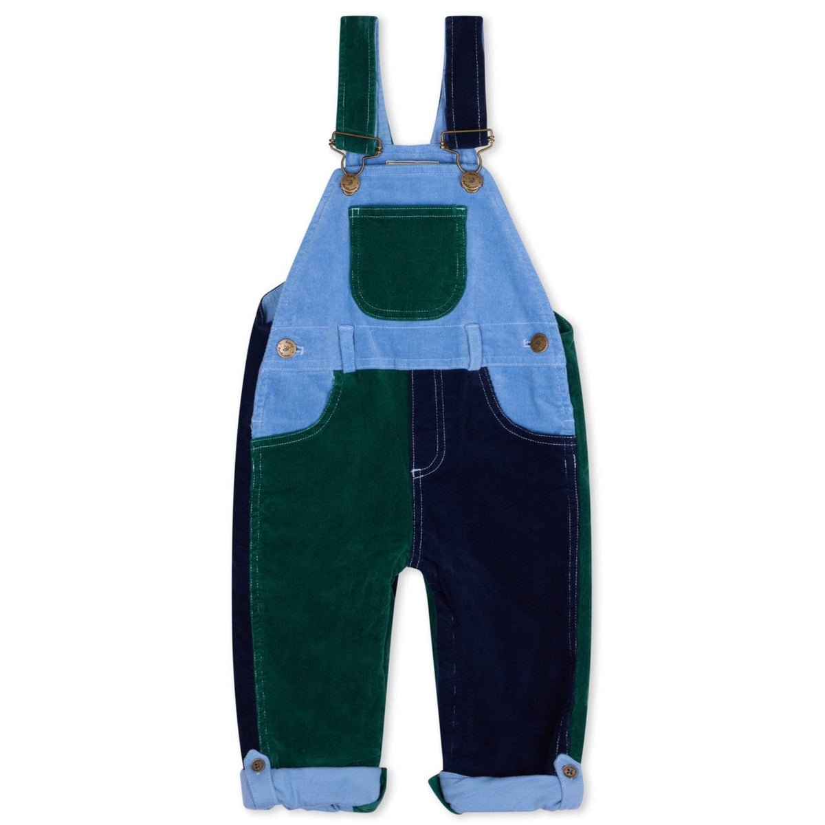 Blackthorn Patchwork Corduroy Dungarees