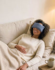 Plain Linen and Norfolk Lavender Eye Pillow