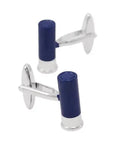 Blue Gun Shell Cufflinks