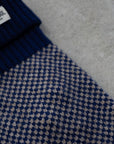 Navy Dog Jumper In Merino Lambswool