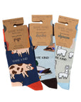 Blue Farm Animals Bundle of 3 Bamboo Socks