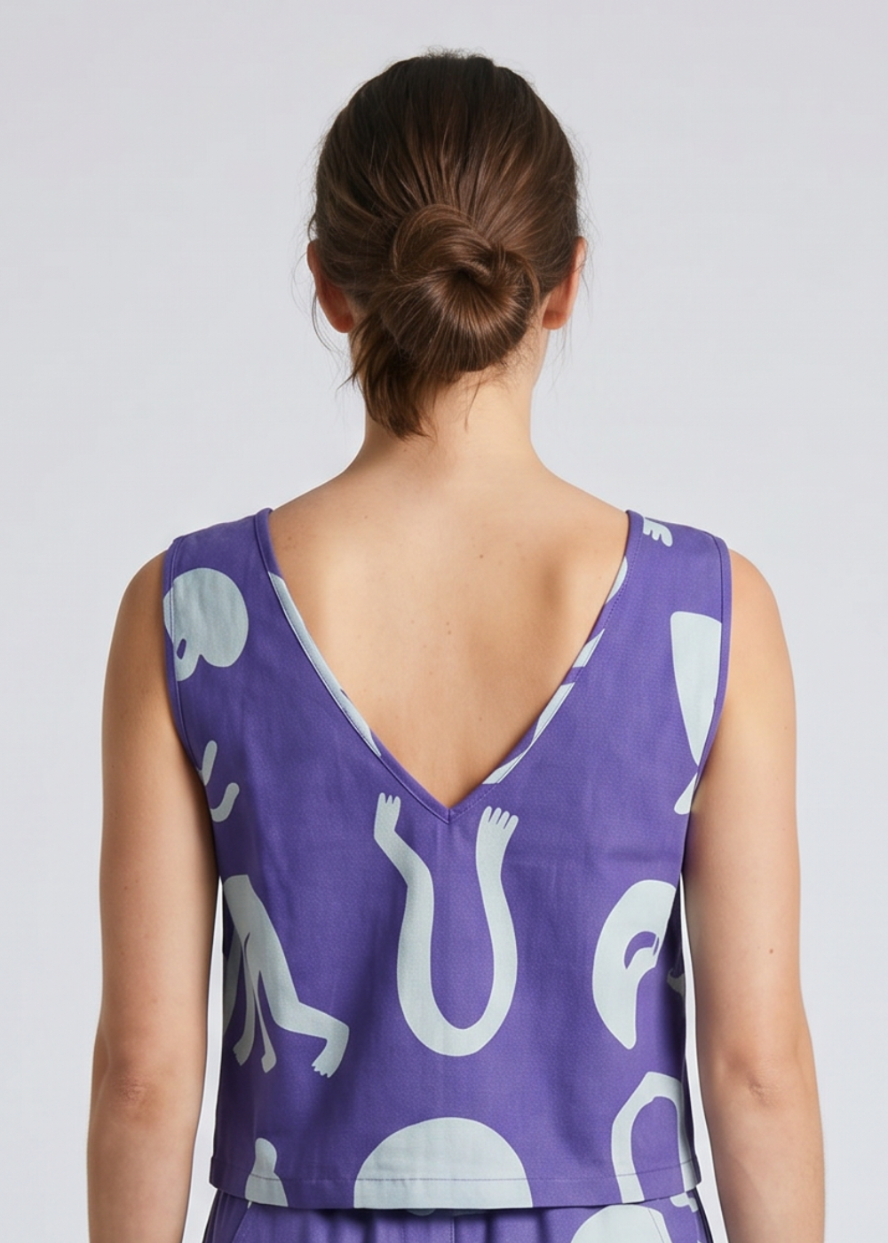 Organic Cotton &amp; Linen Two-Way Tank