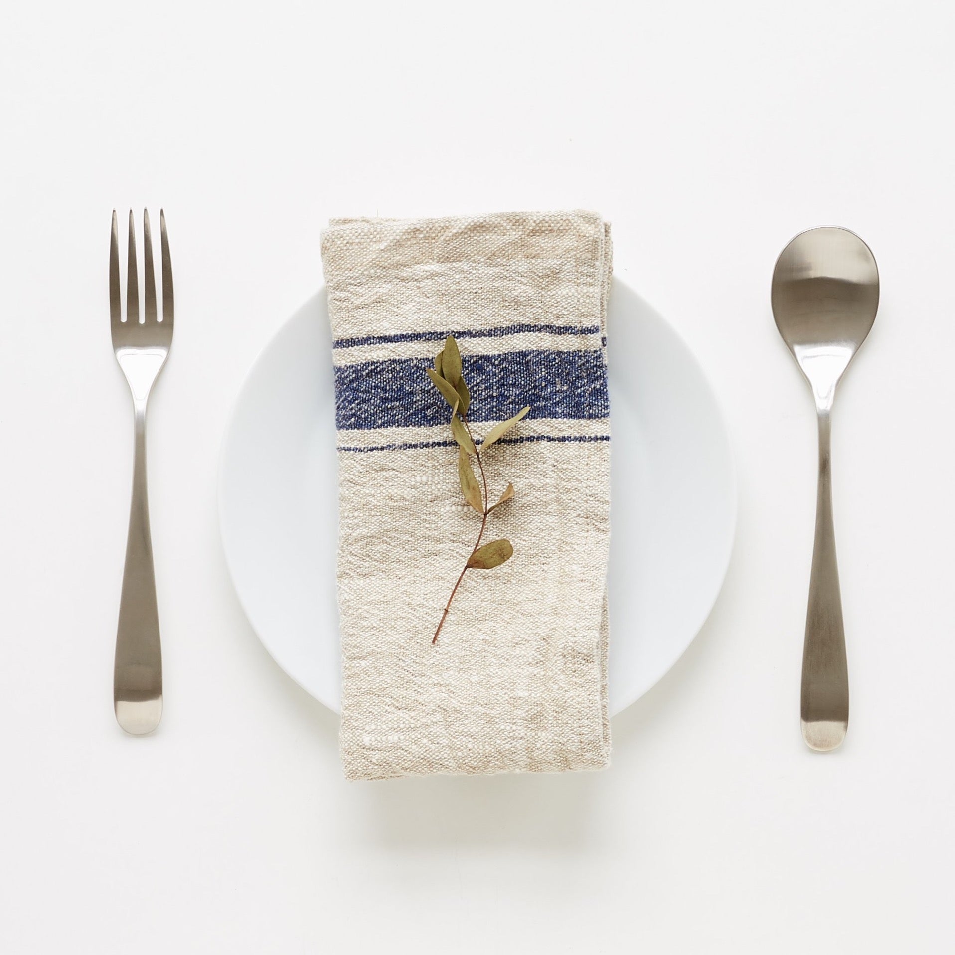Vintage Linen Napkins Set in Natural Finish
