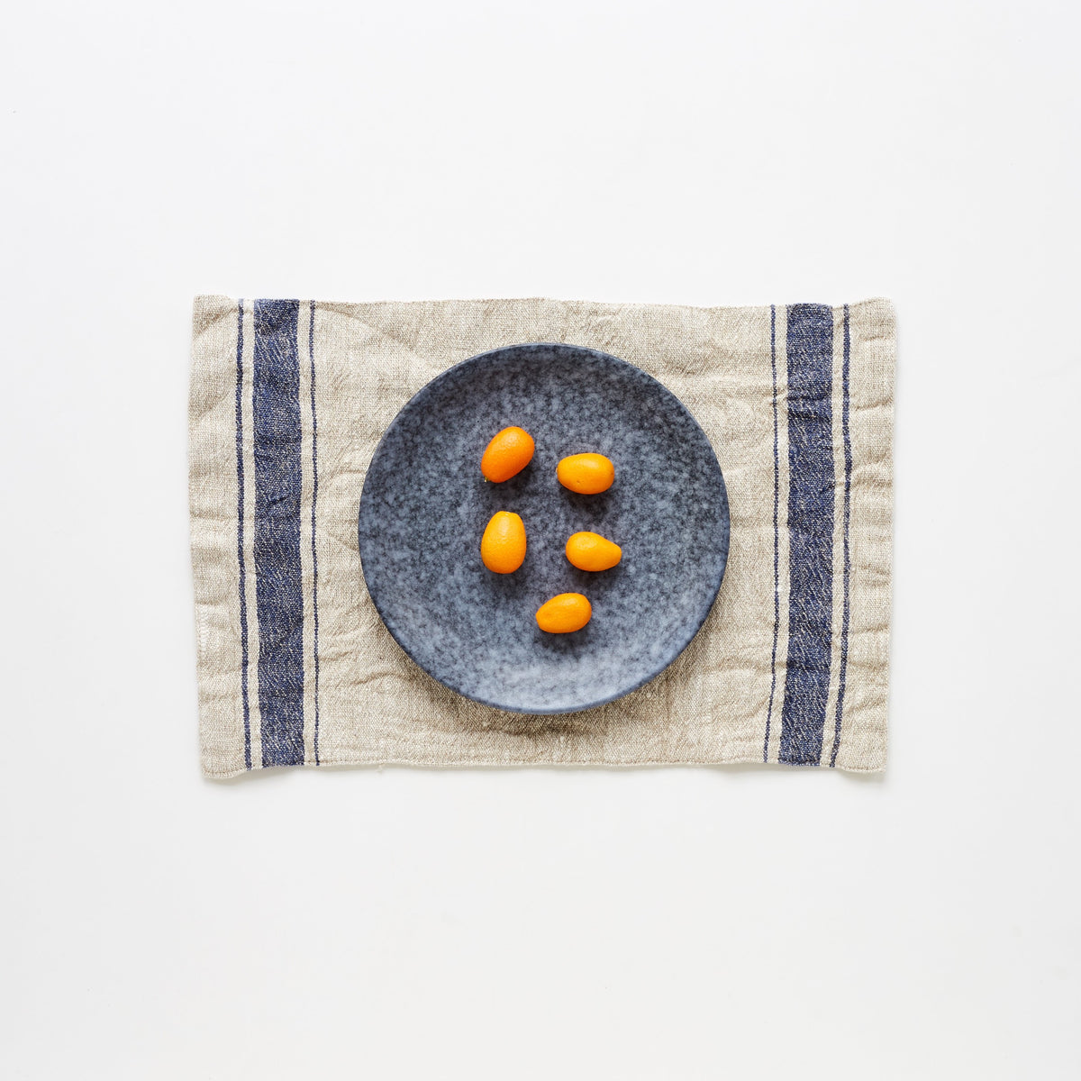 Vintage Striped Linen Placemat