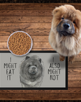 Blue Chow Chow Pet Bowl Mat – For the Poshest of Pups!