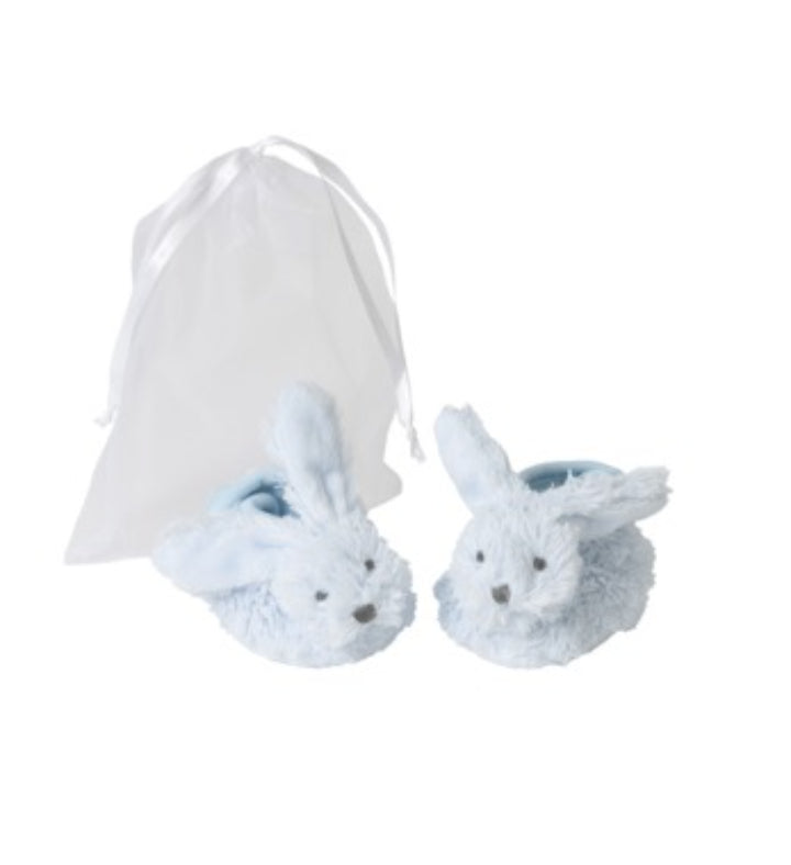 Blue Rabbit Richie Slippers in organza bag by Happy Horse-0