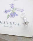 Bluebell Flower Silver Charm