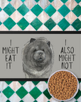 Blue Chow Chow Pet Bowl Mat – For the Poshest of Pups!