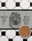 Blue Chow Chow Pet Bowl Mat – For the Poshest of Pups!