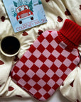 Blush Hot Water Bottle with Cover