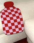 Blush Hot Water Bottle with Cover
