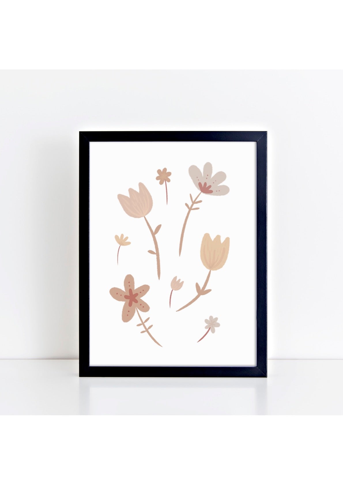 Boho Flowers Print