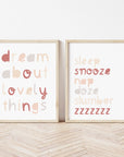 Dream About Lovely Things Boho Print
