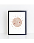 Happy Boho Sun Print