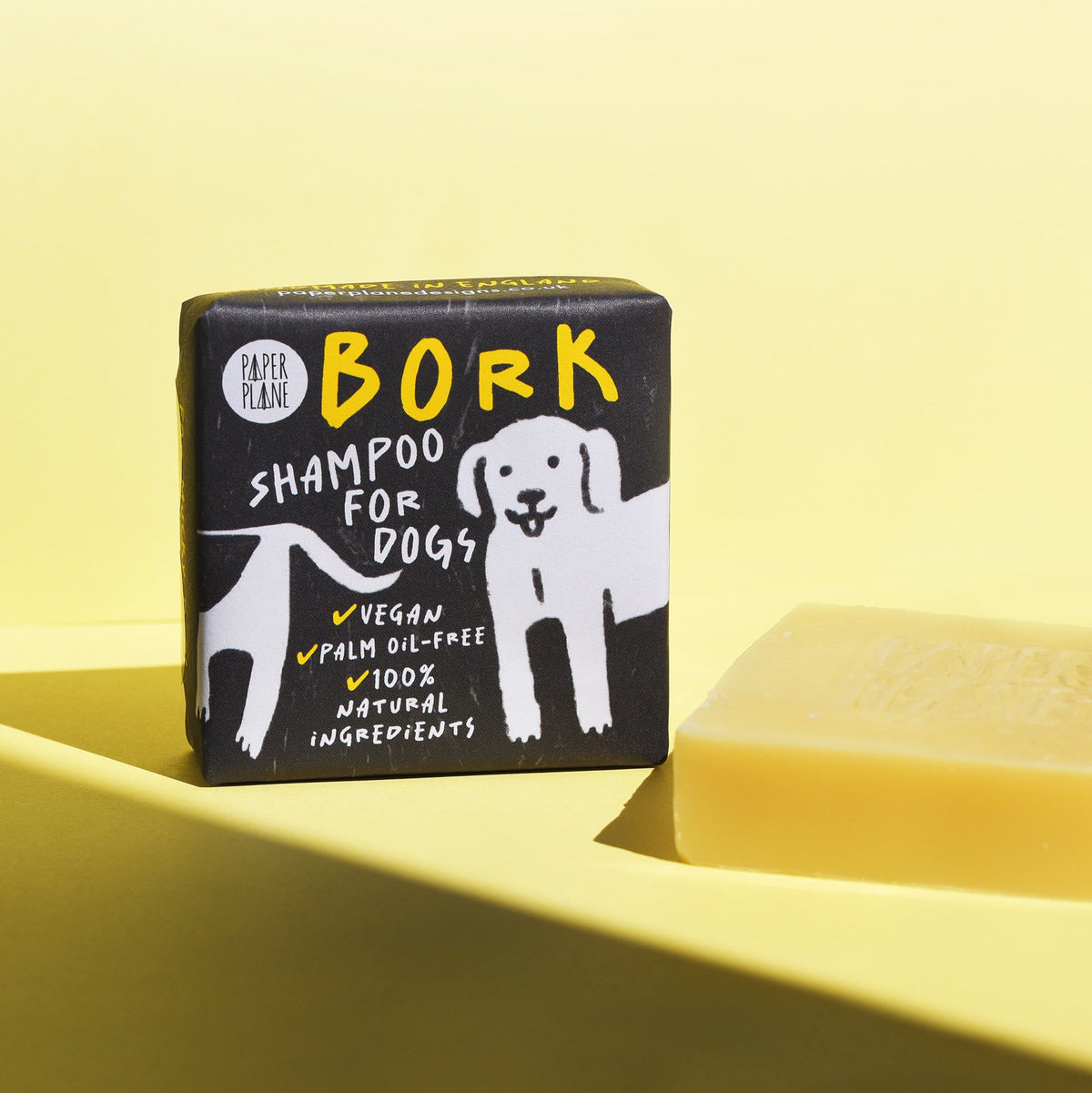Bork Solid Dog Shampoo Bar - 100% Natural, Vegan &amp; Palm oil-free