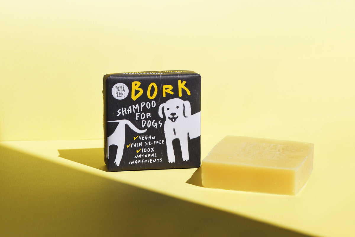 Bork Solid Dog Shampoo Bar - 100% Natural, Vegan &amp; Palm oil-free