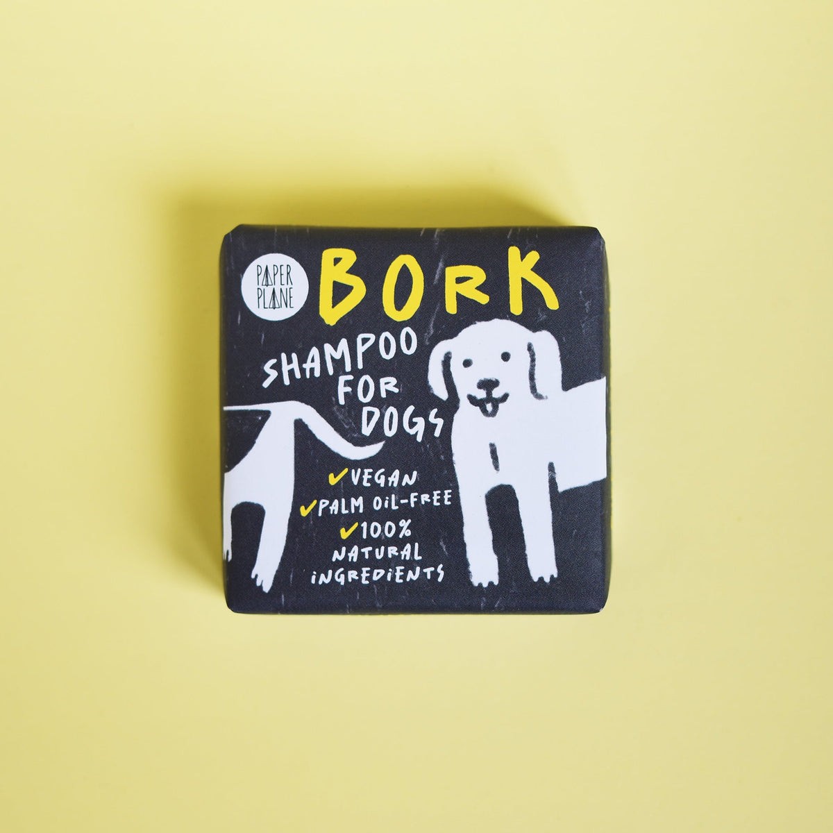 Bork Solid Dog Shampoo Bar - 100% Natural, Vegan &amp; Palm oil-free