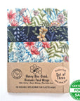 *Set of 3 Handmade Beeswax Wraps | Botanical