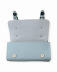 Handmade Leather Bowler Bag - Sea Green