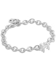 Cockapoo Silver Dog Charm Bracelet