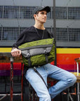 Bradley Upcycled Water Resistant Bike Messenger Bag-1