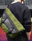 Bradley Upcycled Water Resistant Bike Messenger Bag-2