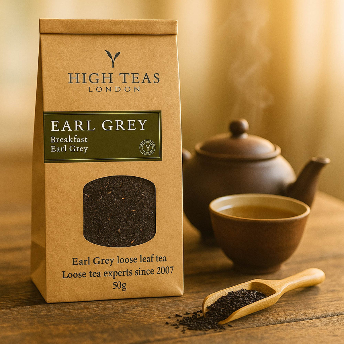 Breakfast Earl Grey Loose Leaf Tea - Bold Black Tea with Bergamot
