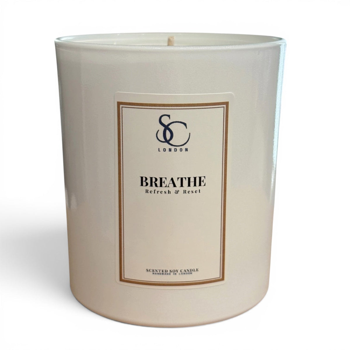 Breathe – Luxury 30cl Soy Therapy Candle for Refresh &amp; Reset