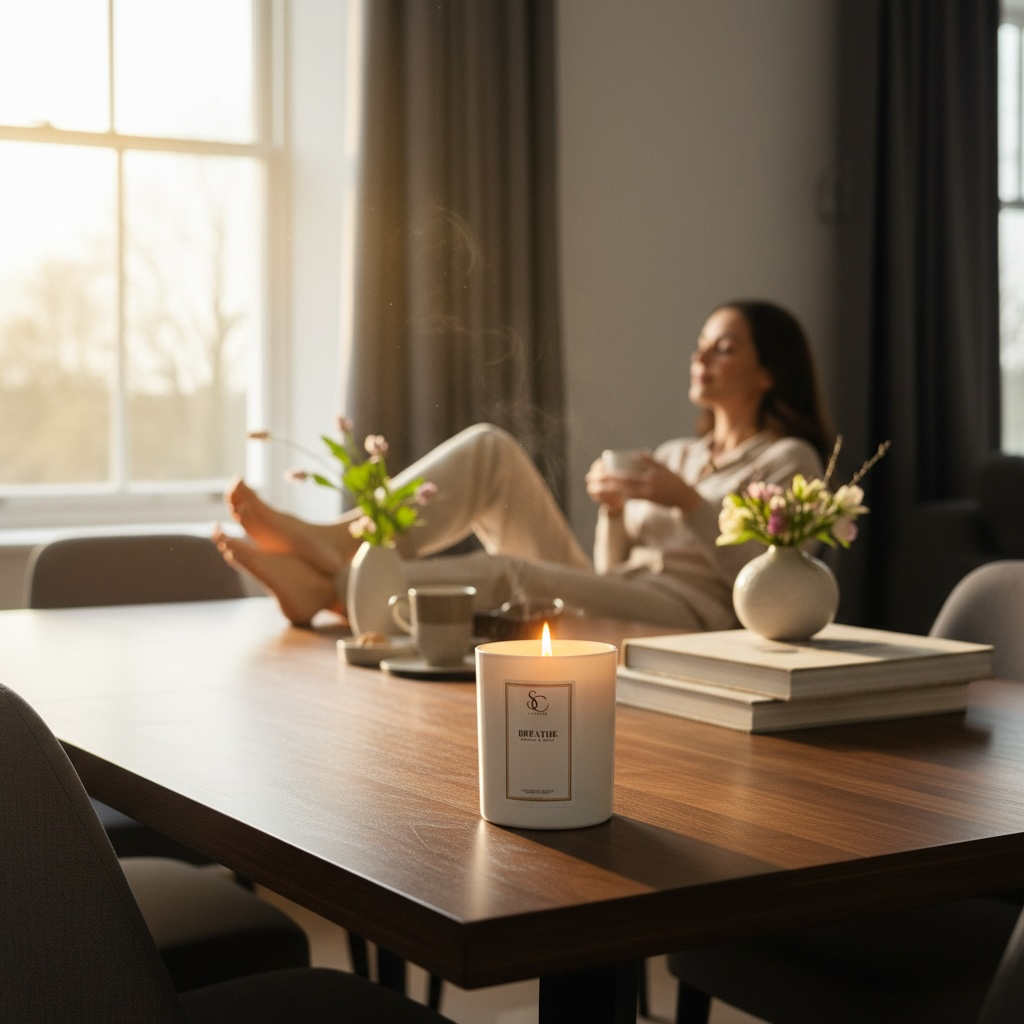 Breathe – Luxury 30cl Soy Therapy Candle for Refresh &amp; Reset
