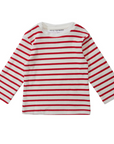 Red Breton Stripe Top
