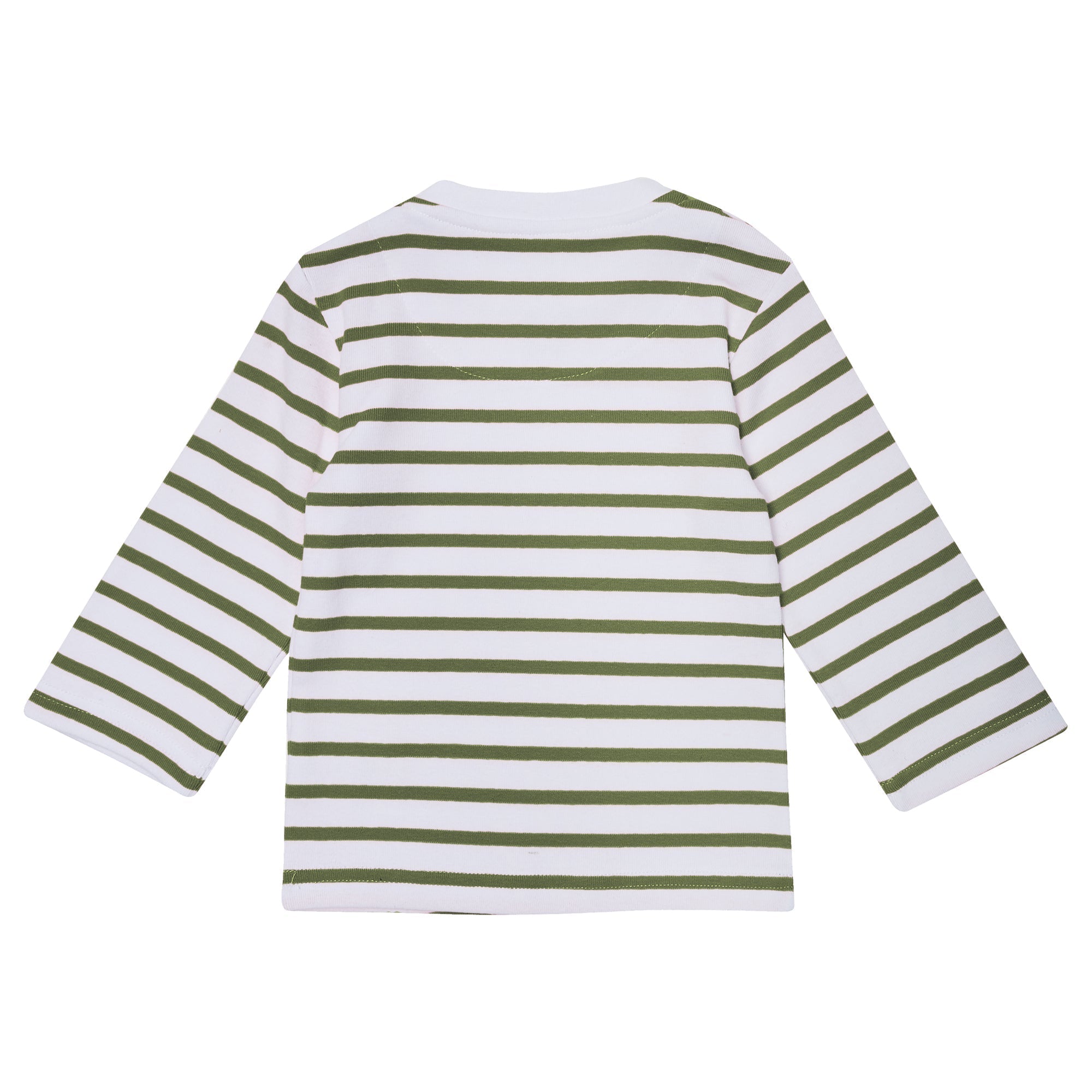 Khaki Breton Stripe Top