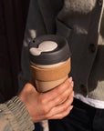 Brew Cork Glass Cup - 16oz | Press