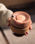 Brew Cork Glass Cup - 8oz | Frappe