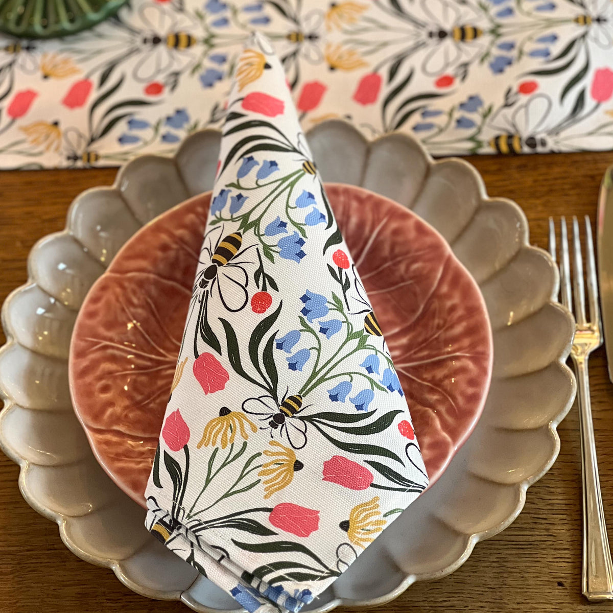 British Bees Napkin (Pair)