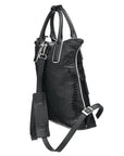 Black Python Print Leather Backpack - Brix and Bailey® - Contemporary Bag, Watch and Accessory Brand