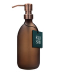 Frosted Amber Glass Dispenser
