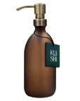 Frosted Amber Glass Dispenser