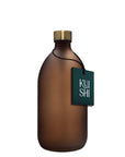 Frosted Amber Bottle and Cap