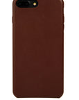 iPhone 7/8 Plus Case, Brown Leather