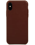 iPhone X Case, Brown Leather