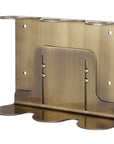 Gold Triple Wall Mounted Soap Dispenser-1